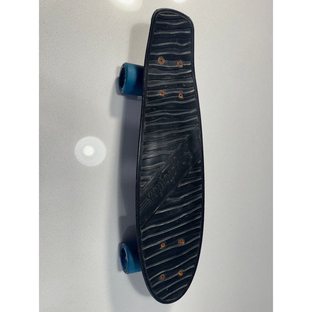 Vintage Kryptonics Classic Skateboard 22 Inch Penny Style Cruiser Black Blue